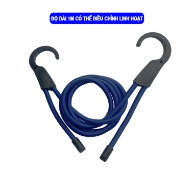 Dây phơi quần áo di động TICAUTO Thun bọc dù cao cấp, bền bỉ, dùng cho ô tô NT16 4