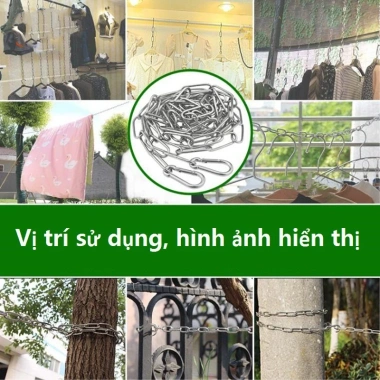 Dây phơi quần áo INOX 304 CHỐNG XÔ 5 mét - Độ bền cao, Giá ưu đãi 27.000₫