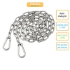 Dây phơi quần áo inox xích 2 đầu - Chống xô, đa kích thước, 2 móc chắc