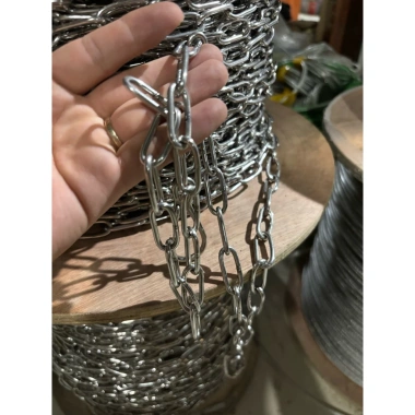Dây phơi quần áo inox xích 2 đầu - Chống xô, đa kích thước, 2 móc chắc
