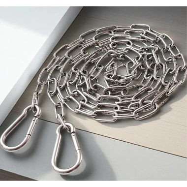 Dây phơi quần áo inox xích 2 đầu - Chống xô, đa kích thước, 2 móc chắc