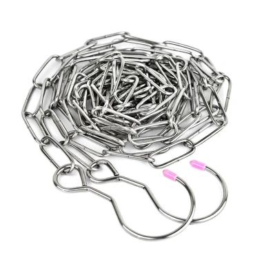 Dây phơi quần áo inox xích 2 đầu - Chống xô, đa kích thước, 2 móc chắc
