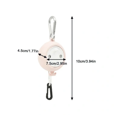 Dây phơi quần áo LINHU 10m di động thu gọn, chống gió, khóa cố định, bảo quản xoay chắc chắn, dây phơi du lịch - Giá siêu tiết kiệm 92.950₫ 2