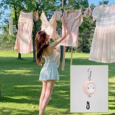 Dây phơi quần áo LINHU 10m di động thu gọn, chống gió, khóa cố định, bảo quản xoay chắc chắn, dây phơi du lịch - Giá siêu tiết kiệm 92.950₫ 7