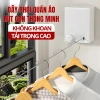 Dây Phơi Quần Áo Rút Gọn HIKARI Inox 304 - Chịu 30kg, Không Khoan, Dài 4.2m EC-11