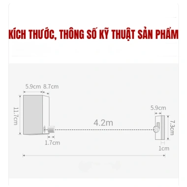 Dây Phơi Quần Áo Rút Gọn HIKARI Inox 304 - Chịu 30kg, Không Khoan, Dài 4.2m EC-11 8 Dây Phơi Quần Áo Rút Gọn HIKARI Inox 304 - Chịu 30kg, Không Khoan, Dài 4.2m EC-11 8