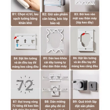 Dây Phơi Quần Áo Rút Gọn HIKARI Inox 304 - Chịu 30kg, Không Khoan, Dài 4.2m EC-11