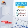 Dây Phơi Quần Áo Rút Gọn Tiện Lợi 4.2m Inox Cao Cấp Dán Tường, Lắp Đặt Dễ Dàng, Giá Ưu Đãi 179k
