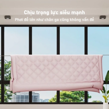 Dây Phơi Quần Áo Rút Gọn Tiện Lợi Inox 304 - 4.2m, Giá Ưu Đãi 200.655 VND