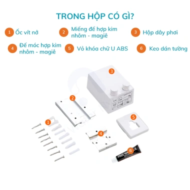 Dây phơi quần áo rút gọn Waternymph - Giàn phơi thông minh dán tường, khoan lỗ tiện lợi, giá chỉ 164.769₫ 8 Dây phơi quần áo rút gọn Waternymph - Giàn phơi thông minh dán tường, khoan lỗ tiện lợi, giá chỉ 164.769₫ 8