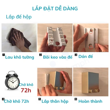 Dây phơi quần áo rút gọn Waternymph - Giàn phơi thông minh dán tường, khoan lỗ tiện lợi, giá chỉ 164.769₫ 9 Dây phơi quần áo rút gọn Waternymph - Giàn phơi thông minh dán tường, khoan lỗ tiện lợi, giá chỉ 164.769₫ 9