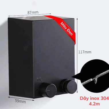 Dây phơi quần áo rút gọn Waternymph - Giàn phơi thông minh dán tường, khoan lỗ tiện lợi, giá chỉ 164.769₫ 10 Dây phơi quần áo rút gọn Waternymph - Giàn phơi thông minh dán tường, khoan lỗ tiện lợi, giá chỉ 164.769₫ 10