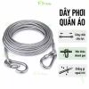 Dây phơi quần áo TDHome sợi cáp bọc nhựa siêu bền, đa năng có móc khóa, chịu lực cao HH465 - giảm giá 21% chỉ 74.000₫
