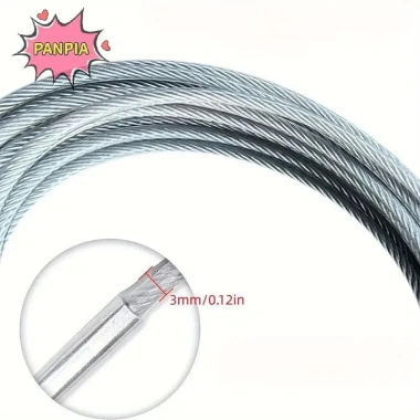 Dây phơi quần áo thép không gỉ 15m - Chống gió, di động, trong nhà ngoài trời 8