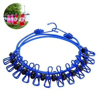 Dây phơi quần áo thông minh 12 móc kẹp - Giá siêu tiết kiệm 31.000₫ 9 Dây phơi quần áo thông minh 12 móc kẹp - Giá siêu tiết kiệm 31.000₫ 9