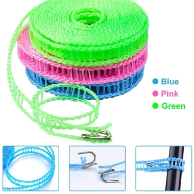 Dây phơi quần áo thông minh dài 5m chống gió bền chắc, giá chỉ 17.500 VND