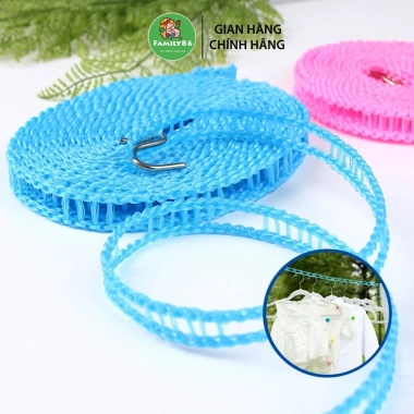 Dây phơi quần áo thông minh lưới cước bện siêu bền, nhiều lỗ móc, chỉ 13.090đ