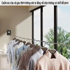 Dây phơi quần áo vô hình - treo phòng tắm, ban công, không gian gọn, chịu tải cao, 155.000đ 3