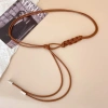 Dây PU boho nữ, nút thắt điều chỉnh, màu đen trắng, giá 64.997 VND 2