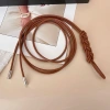 Dây PU boho nữ, nút thắt điều chỉnh, màu đen trắng, giá 64.997 VND 9