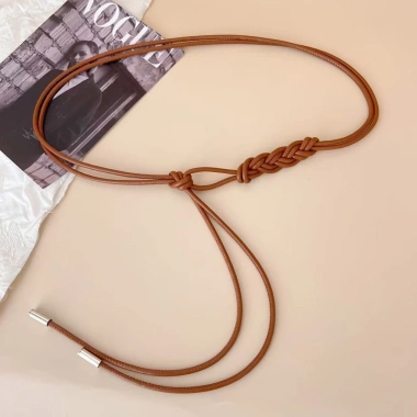 Dây PU boho nữ, nút thắt điều chỉnh, màu đen trắng, giá 64.997 VND 10
