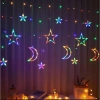 Dây Rèm Đèn Lồng LED Đỏ Treo Cổng Trang Trí Tết Ban Công Lung Linh 149.000 VND 10