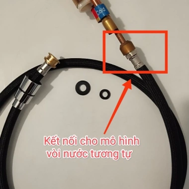 Dây rút vòi rửa bát, chén khớp nối nhanh - Giá chỉ 205.336 VND, giảm tới 20%
