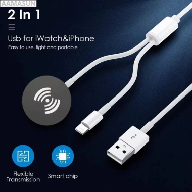 Dây sạc 2In1/3In1 C cho Apple Watch iWatch Ultra/SE 3 11-5, 49-38mm - 51.450 VND