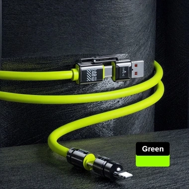 Dây sạc 4 trong 1 240W sạc nhanh, 4 đầu Type‑C/USB sang Type‑C 1.2m - 22.999₫
