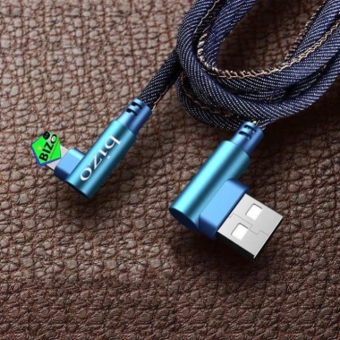 Dây sạc chống gãy micro USB và Type C, cáp sạc nhanh, đầu L T1, bảo hành 12 tháng, giá 29.760 VND