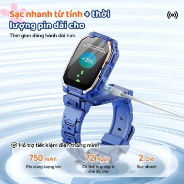 Dây sạc nam châm KIUMO TK-S4C cho đồng hồ trẻ em - Giá 89.000đ, giảm 25% 4