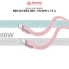 Dây sạc nhanh 60W Type C Basefast cáp bện dù chống gãy, phù hợp Phone 15/16/17 Samsung Oppo Xiaomi 7