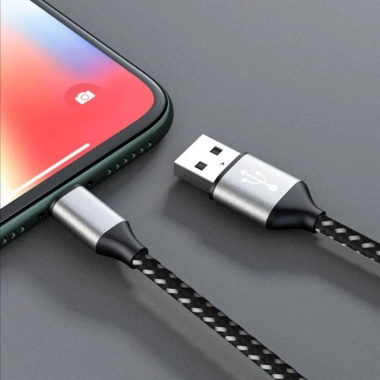 Dây sạc nhanh Android Oppo Xiaomi Micro USB 1m dây bện dù - Giá chỉ 29.900 VND