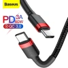 Dây sạc nhanh Baseus 60W Type-C 1m/2m - Samsung Oppo Laptop - Giá 89.000 VND