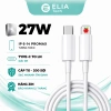 Dây sạc nhanh PD60W Type C cáp dù bện lưới chống đứt gẫy cho iPhone 15/16/17 Pro Max, không loạn, 42.000đ 2