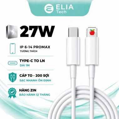 Dây sạc nhanh PD60W Type C cáp dù bện lưới chống đứt gẫy cho iPhone 15/16/17 Pro Max, không loạn, 42.000đ 2