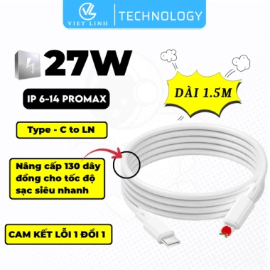 Dây sạc nhanh PD60W Type C cáp dù bện lưới chống đứt gẫy cho iPhone 15/16/17 Pro Max, không loạn, 42.000đ 10