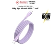 Dây sạc nhanh Type C 60W Basefast bọc dù siêu bền, chống gãy - phù hợp Android Samsung Xiaomi Oppo - 103k 3