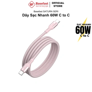 Dây sạc nhanh Type C 60W Basefast bọc dù siêu bền, chống gãy - phù hợp Android Samsung Xiaomi Oppo - 103k 4
