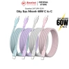 Dây sạc nhanh Type C 60W Basefast bọc dù siêu bền, chống gãy - phù hợp Android Samsung Xiaomi Oppo - 103k 5