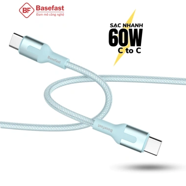 Dây sạc nhanh Type C 60W Basefast bọc dù siêu bền, chống gãy - phù hợp Android Samsung Xiaomi Oppo - 103k 8