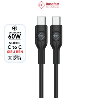 Dây sạc nhanh Type C 60W Basefast cao su non cho Phone 15/16/17 Samsung Xiaomi - 70.000đ 5