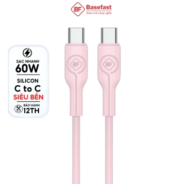Dây sạc nhanh Type C 60W Basefast cao su non cho Phone 15/16/17 Samsung Xiaomi - 70.000đ 8