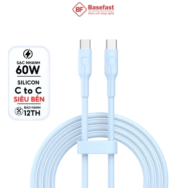 Dây sạc nhanh Type C 60W Basefast cao su non cho Phone 15/16/17 Samsung Xiaomi - 70.000đ 9