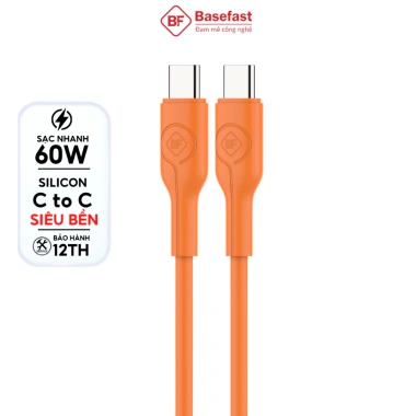 Dây sạc nhanh Type C 60W Basefast cao su non cho Phone 15/16/17 Samsung Xiaomi - 70.000đ 10