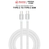 Dây sạc nhanh Type C 60W Basefast cáp bện dù C to C siêu bền cho iPhone 15 16 17 Android Samsung 4