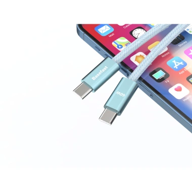 Dây sạc nhanh Type C 60W Basefast cáp bọc dù bền Samsung Xiaomi Oppo chỉ 88.000đ
