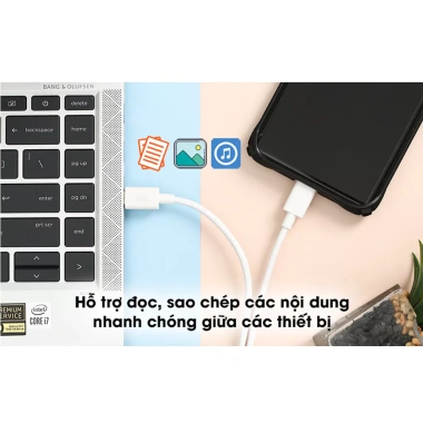 Dây sạc SS Type‑C 25W nhanh, cáp sạc màu đen trắng NAHU – Bảo hành 1 đổi 1 30 ngày 5