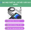 Dây Sạc Tự Ngắt 3 trong 1 100W 6A Micro USB và Type‑C, Sạc Nhanh, Giá 25.000₫ 3