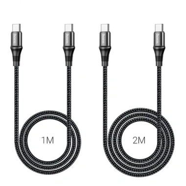 Dây sạc Type C 100W 5A Hoco 2m cho laptop điện thoại Android giảm giá 49.000₫